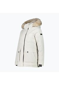 Kurtka przeciwdeszczowa damska CMP Parka Zip Hood. Kolor: biały