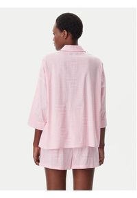 DKNY Piżama YI50046 Różowy Regular Fit. Kolor: różowy. Materiał: bawełna #3