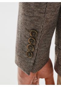 Pako Lorente - PAKO LORENTE – Szaro-brązowa marynarka męska. Kolor: szary, brązowy, zielony, wielokolorowy, beżowy. Materiał: poliester, elastan, wiskoza. Sezon: jesień #8