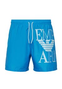 Emporio Armani Szorty kąpielowe EM000583 AF20434 UB025 Niebieski Regular Fit. Kolor: niebieski. Materiał: syntetyk #1