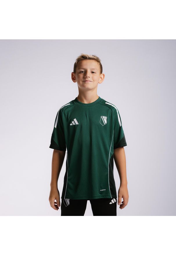 Adidas - Koszulka treningowa Tiro 25 Competition dla dzieci – Legia. Materiał: materiał. Sport: piłka nożna