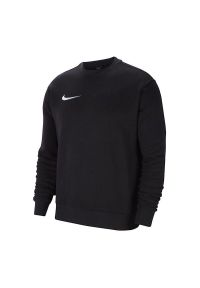 Nike - Bluza Dziecięca Polar Dekolt W Szpic Park 20. Kolor: czarny. Materiał: polar