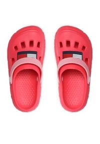 TOMMY HILFIGER - Tommy Hilfiger Klapki Flag Comfy Sandal T1A2-32780-0083 S Różowy. Kolor: różowy #2