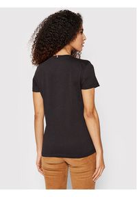 TOMMY HILFIGER - Tommy Hilfiger T-Shirt Heritage Tee WW0WW24969 Czarny Regular Fit. Kolor: czarny. Materiał: bawełna #3