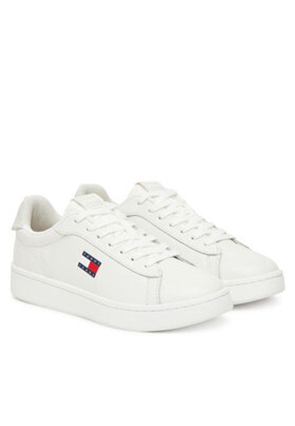 Tommy Jeans Sneakersy Archive' 98 EN0EN02815 Écru. Materiał: skóra