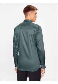 Eterna Koszula 4102/F142 Zielony Slim Fit. Kolor: zielony. Materiał: bawełna #4