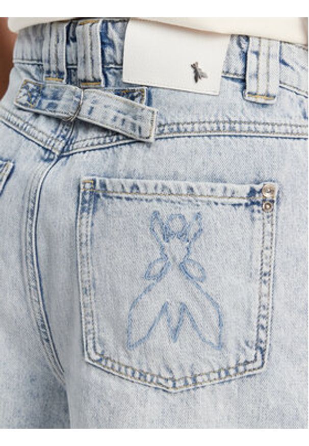 Patrizia Pepe Szorty jeansowe 2P1692/D070-CA61 Niebieski Regular Fit. Kolor: niebieski. Materiał: jeans, bawełna