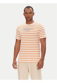 Pepe Jeans T-Shirt PM509407 Biały Regular Fit. Kolor: biały. Materiał: bawełna