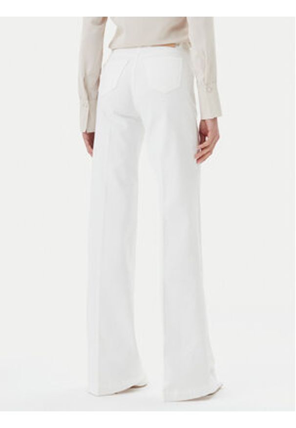 ViCOLO Jeansy DD5144 Biały Wide Leg. Kolor: biały