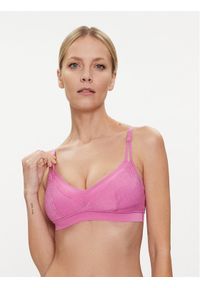 Chantelle Biustonosz braletka Soft Stretch C11GQ9 Różowy. Kolor: różowy. Materiał: syntetyk