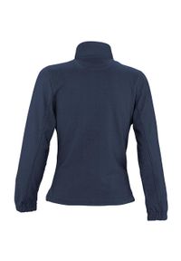SOL'S - Damski Polar North Bluza Polarowa Na Zamek. Kolor: niebieski. Materiał: polar. Sezon: zima. Styl: sportowy