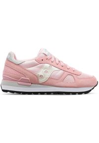 Buty damskie Saucony Shadow Original. Zapięcie: sznurówki. Kolor: różowy, biały, wielokolorowy. Materiał: syntetyk, tkanina, materiał. Szerokość cholewki: normalna. Sport: turystyka piesza