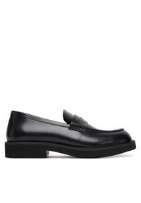 BOSS Mokasyny Penny 50548761 Czarny. Kolor: czarny. Materiał: skóra