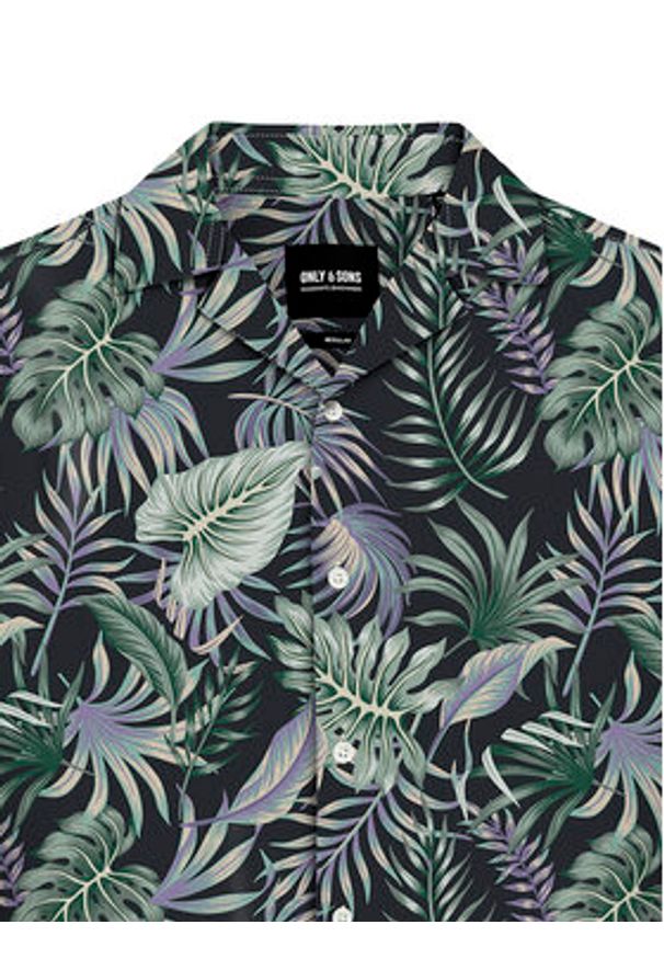 Only & Sons Koszula Wayne 22028616 Zielony Regular Fit. Kolor: zielony. Materiał: wiskoza