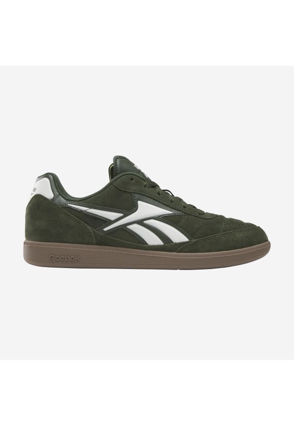Sneakersy męskie Reebok Finale zamsz. Kolor: zielony. Materiał: zamsz