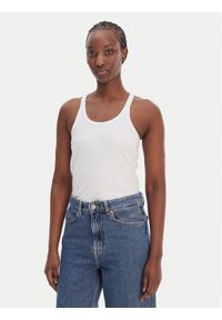 BOSS Top C_Epetite 50554664 Biały Slim Fit. Kolor: biały. Materiał: bawełna #1