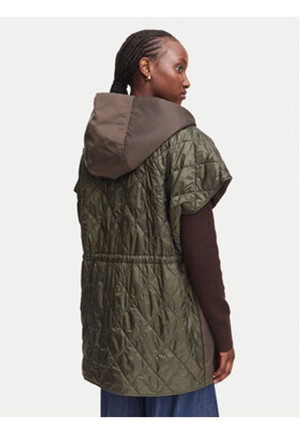 Weekend Max Mara Bezrękawnik Origano 2625296021 Brązowy Regular Fit. Kolor: brązowy. Materiał: syntetyk. Długość rękawa: bez rękawów