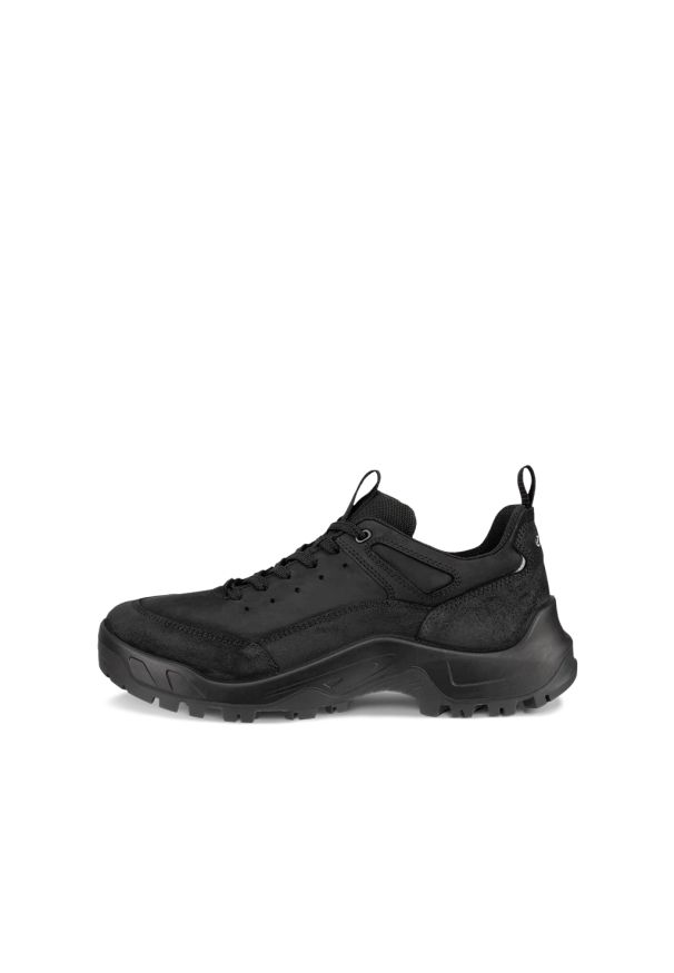 ecco - Buty trekkingowe męskie ECCO OFFROAD M SHOE LEA. Kolor: czarny. Materiał: guma, skóra, zamsz, materiał, nubuk. Sport: turystyka piesza