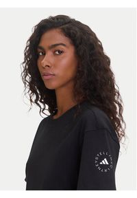 Adidas by Stella McCartney - adidas by Stella McCartney T-Shirt IN3656 Czarny Regular Fit. Kolor: czarny. Materiał: bawełna #5