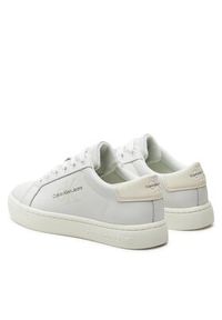 Calvin Klein Jeans Sneakersy Classic Cupsole Laceup YW0YW01269 Biały. Kolor: biały #5