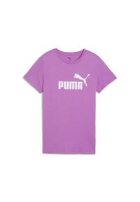 Puma - Damska koszulka z logo ESS No. 1 PUMA Wild Berry Purple. Kolor: fioletowy