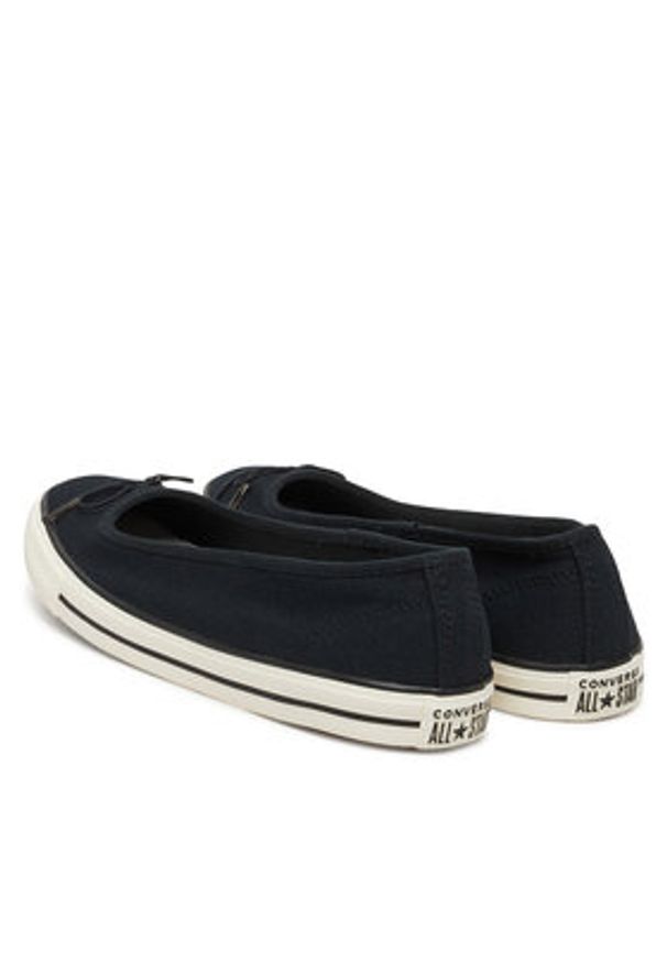 Converse Baleriny Chuck Taylor All Star Dainty Ballerina A16210C Czarny. Kolor: czarny. Materiał: materiał