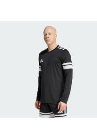 Adidas - Koszulka Squadra 25 Long Sleeve. Kolor: biały, wielokolorowy, czarny. Materiał: materiał. Długość rękawa: długi rękaw