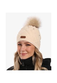 Czapka damska Kilpi ALEN-W. Kolor: beżowy. Materiał: wełna. Styl: sportowy #1