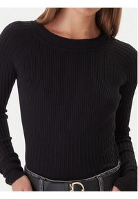 Patrizia Pepe Sweter 2K0337/K7S0-K103 Czarny Slim Fit. Kolor: czarny. Materiał: wiskoza #3