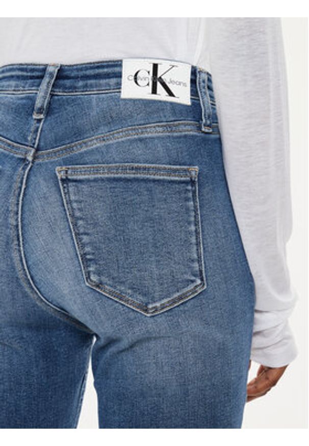 Calvin Klein Jeans Jeansy J20J223640 Niebieski Skinny Fit. Kolor: niebieski