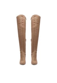 DeeZee Kozaki HX19021-21 Beżowy. Kolor: beżowy. Materiał: materiał #2