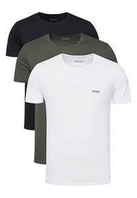 BOSS Komplet 3 t-shirtów 50532468 Kolorowy Regular Fit. Materiał: bawełna. Wzór: kolorowy