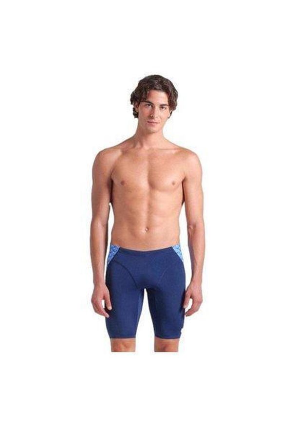 Arena - Jammery pływackie męskie arena Monogram Swim Jammer. Kolor: niebieski. Długość: do kolan