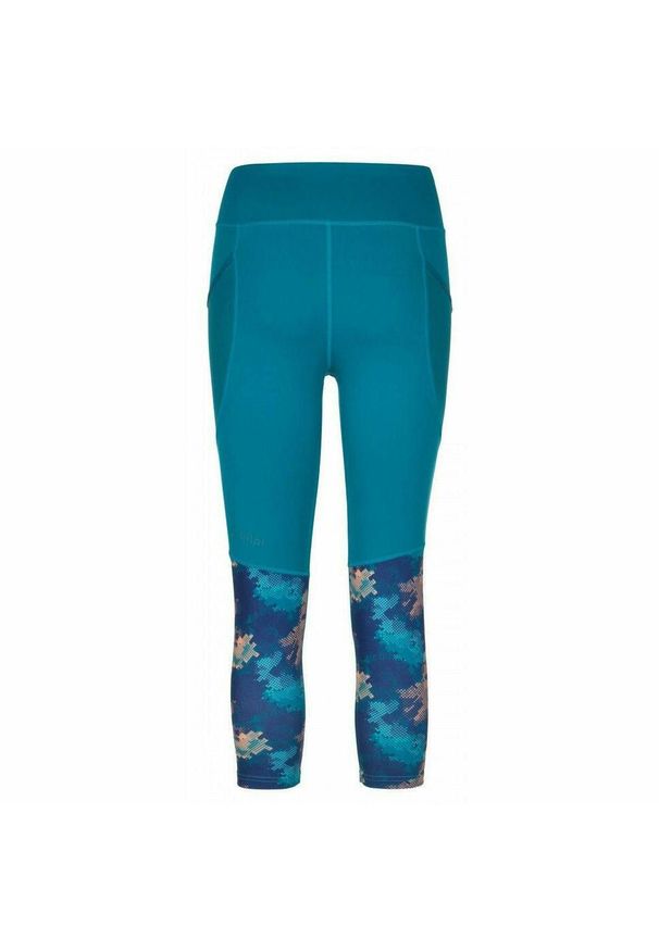 Damskie legginsy fitness 3/4 Kilpi SOLAS-W. Kolor: niebieski. Sport: fitness