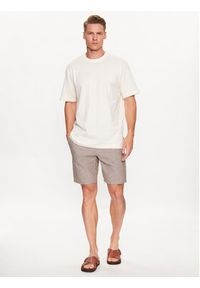 Only & Sons T-Shirt 22022532 Biały Relaxed Fit. Kolor: biały. Materiał: bawełna