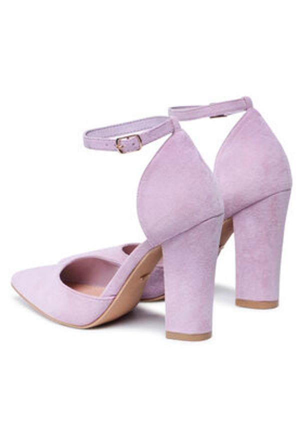 DeeZee Półbuty KL-091201-06 Różowy. Kolor: różowy. Materiał: materiał