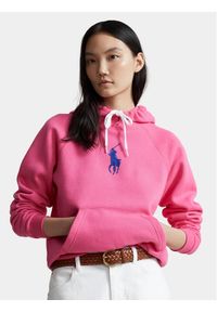 Polo Ralph Lauren Bluza Shrkhdbigpp 211922893006 Różowy Regular Fit. Typ kołnierza: polo. Kolor: różowy. Materiał: bawełna