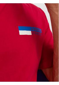 Jack & Jones - Jack&Jones T-Shirt Corp 12233999 Czerwony Standard Fit. Kolor: czerwony. Materiał: bawełna #6