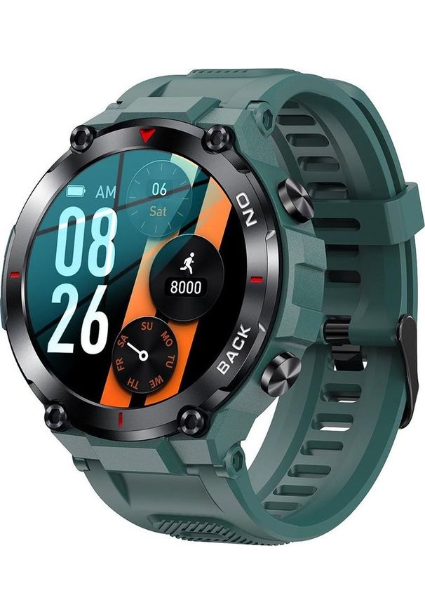 Smartwatch Gravity GT8-3 Zielony (GT8-3). Rodzaj zegarka: smartwatch. Kolor: zielony