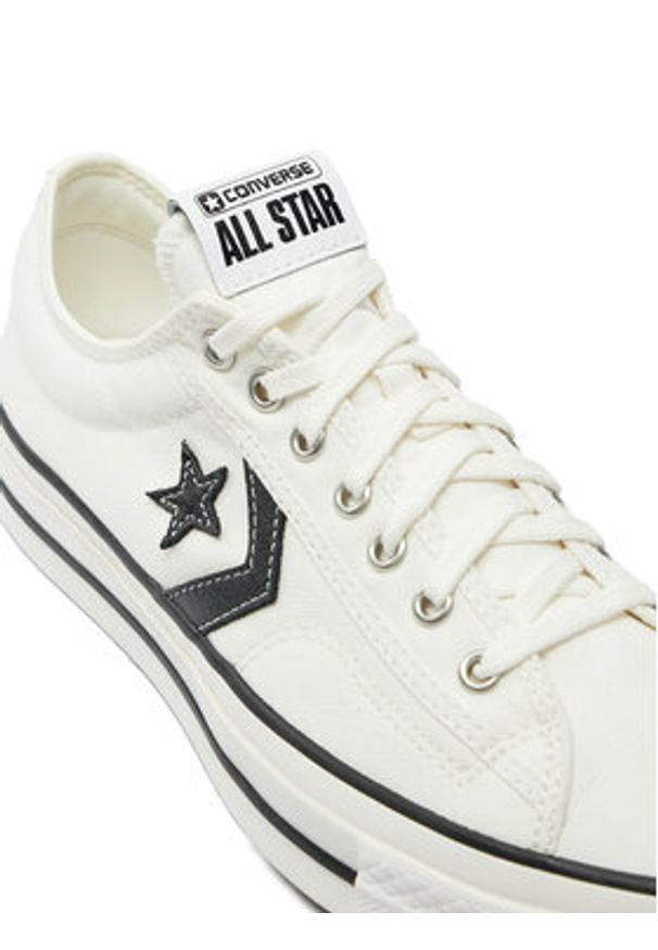 Converse Trampki Star Player 76 Premium Canvas A01608C Biały. Kolor: biały. Materiał: materiał