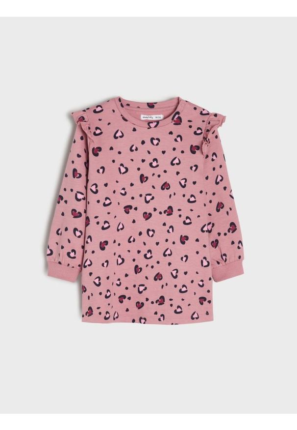 Sinsay - Sukienka - różowy. Kolor: różowy