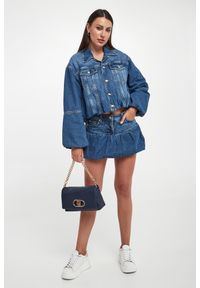 Liu Jo - Spódnica bombka jeansowa LIU JO. Materiał: jeans