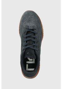 4f - 4F sneakersy zamszowe kolor granatowy. Nosek buta: okrągły. Zapięcie: sznurówki. Kolor: niebieski. Materiał: zamsz #5