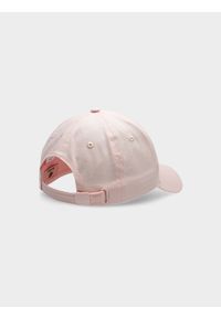 4f - Czapka z daszkiem snapback damska. Kolor: różowy