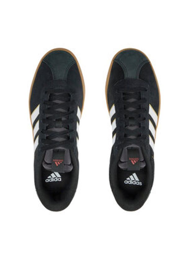 Adidas - adidas Sneakersy VL Court 3.0 IH4789 Czarny. Kolor: czarny. Materiał: skóra