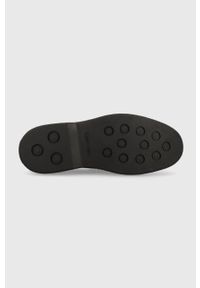 Calvin Klein mokasyny zamszowe LOAFER NB męskie kolor czarny HM0HM01031. Nosek buta: okrągły. Kolor: czarny. Materiał: zamsz #3