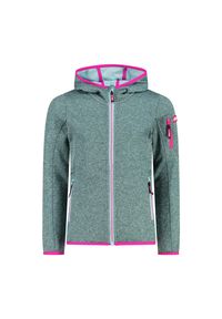 Bluza dziecięca turystyczna CMP 30H5905. Kolor: zielony. Sport: turystyka piesza #1