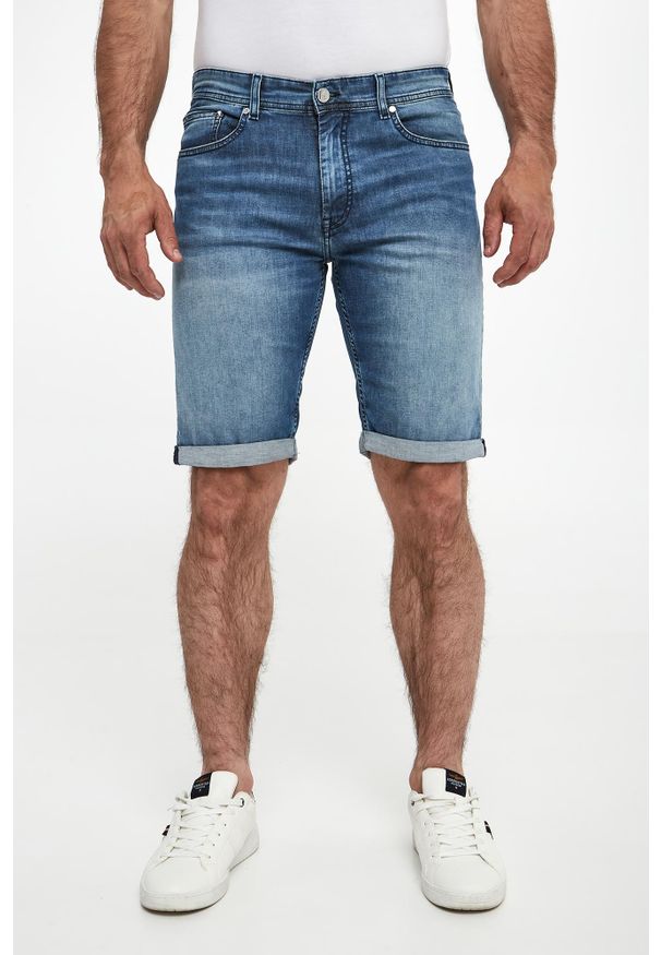 Karl Lagerfeld - Szorty jeansowe męskie KARL LAGERFELD. Materiał: jeans