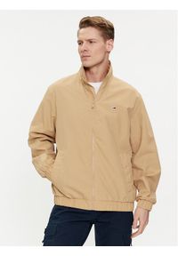 Tommy Jeans Kurtka bomber Essential DM0DM17982 Beżowy Regular Fit. Kolor: beżowy. Materiał: syntetyk #1
