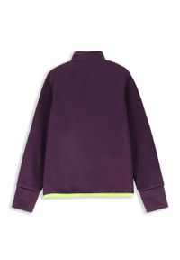 Bluza rozpinana dziecięca sportowa Lemon Explore ZL4. Typ kołnierza: kołnierzyk stójkowy. Kolor: fioletowy. Materiał: poliester. Długość rękawa: długi rękaw. Długość: długie. Sezon: zima
